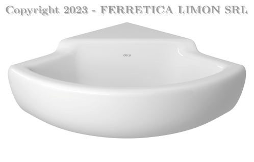 LAVAMANOS ESQUINERO 300X300X410MM BLANCO 