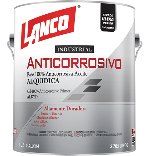 ANTICORROSIVO LANCO INDUSTRIAL BLANCO 1/4 