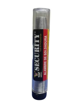SOLDADURA ESTAÑO TUBO 1MM (2MTS) SECURITY #JD018C