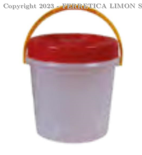 CUBETA DE 12LTS TRANSPARENTE #CUB12 
