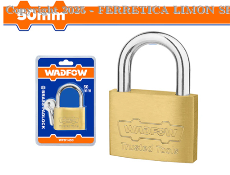 CANDADO WADFOW BRONCE  50MM WPD1450