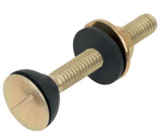 JUEGO TORNILLOS TANQUE INODORO METAL FOSET #TOR-WC  49331