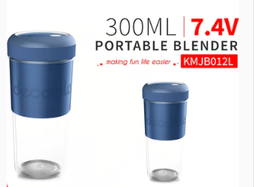 BATIDORA PORTATIL DECAKILA 300ML AZUL #KMJB012L
