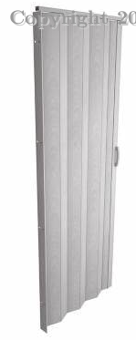 PUERTA PLEGABLE PVC TIVOLI GRIS 91X210 TIV-91X210G