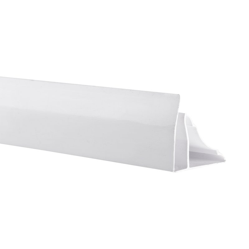 CORNISA PERIMETRAL BLANCO HUMO 5.9 MTS X 6 MM