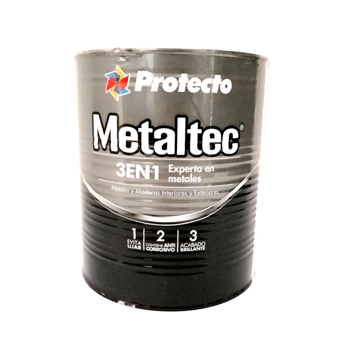 PINTURA PROTECTO METALTEC  3 EN 1 BLANCO 1/4 #T11 