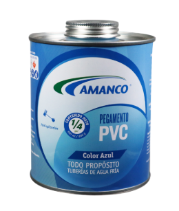 PEGAMENTO PVC AMANCO 1/4 AZUL #945161