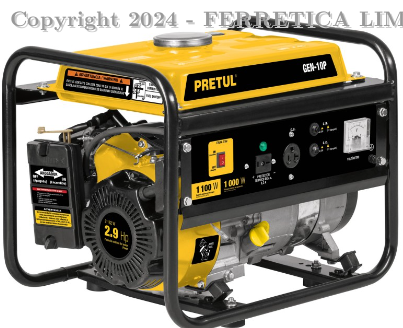 GENERADOR ELECTRICO GASOLINA 2800W GEN-25P PRETUL