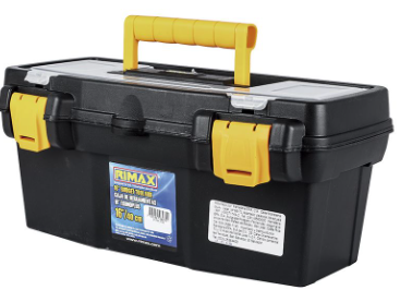 CAJA HERRAMIENTA RIMAX 20 PLUS CERR.PLASTICA NEGRO #6447-XP
